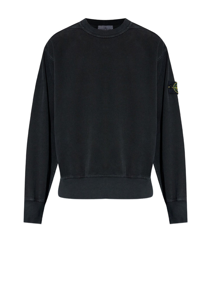 Stone Island Sweaters Washed Black