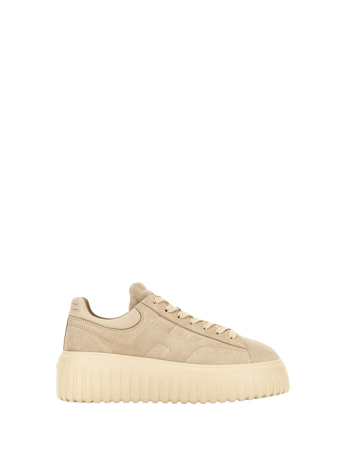 Hogan Sneakers Beige Leather