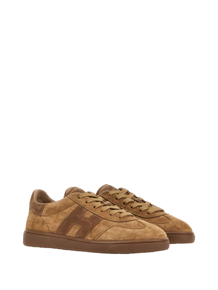 Hogan Sneakers Camel Leather
