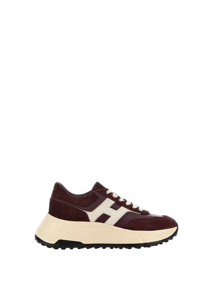 Hogan Sneakers Bordeaux Leather