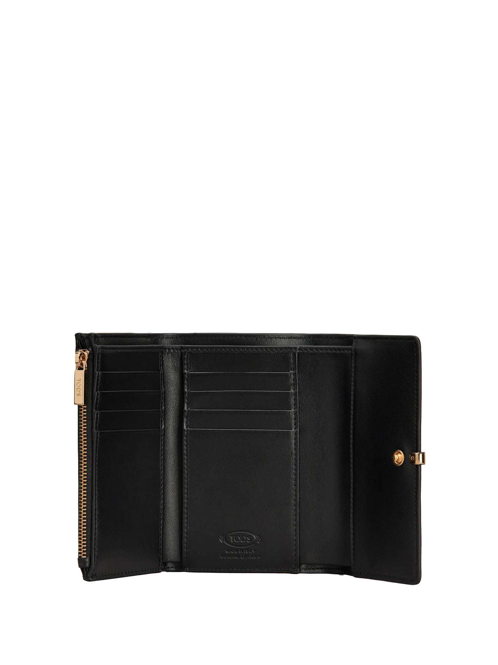 Tods Wallets Black Leather