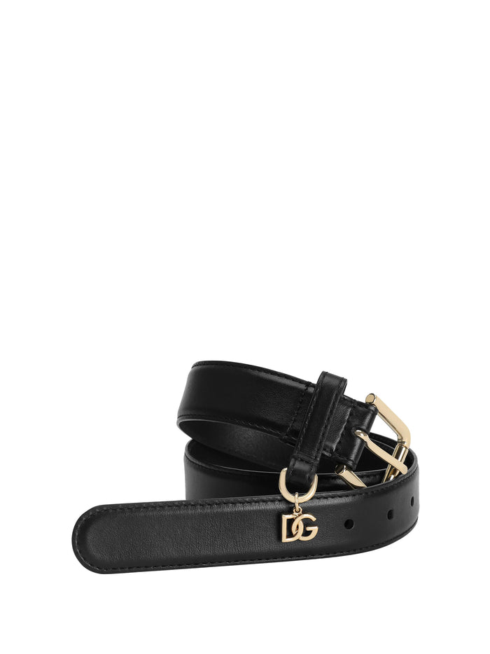 Dolce & Gabbana Belts Black Bovine Polyester
