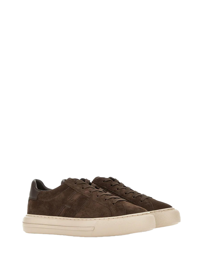 Hogan Sneakers Chocolate Brown Leather