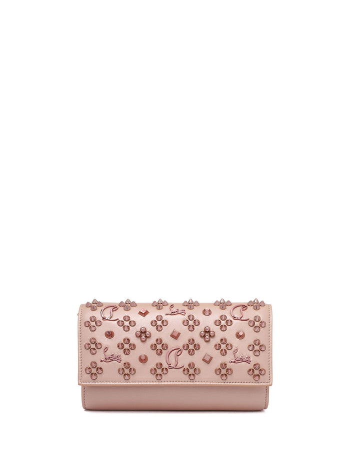 LOUBOUTIN Wallets Leche Multi Lamb Leather
