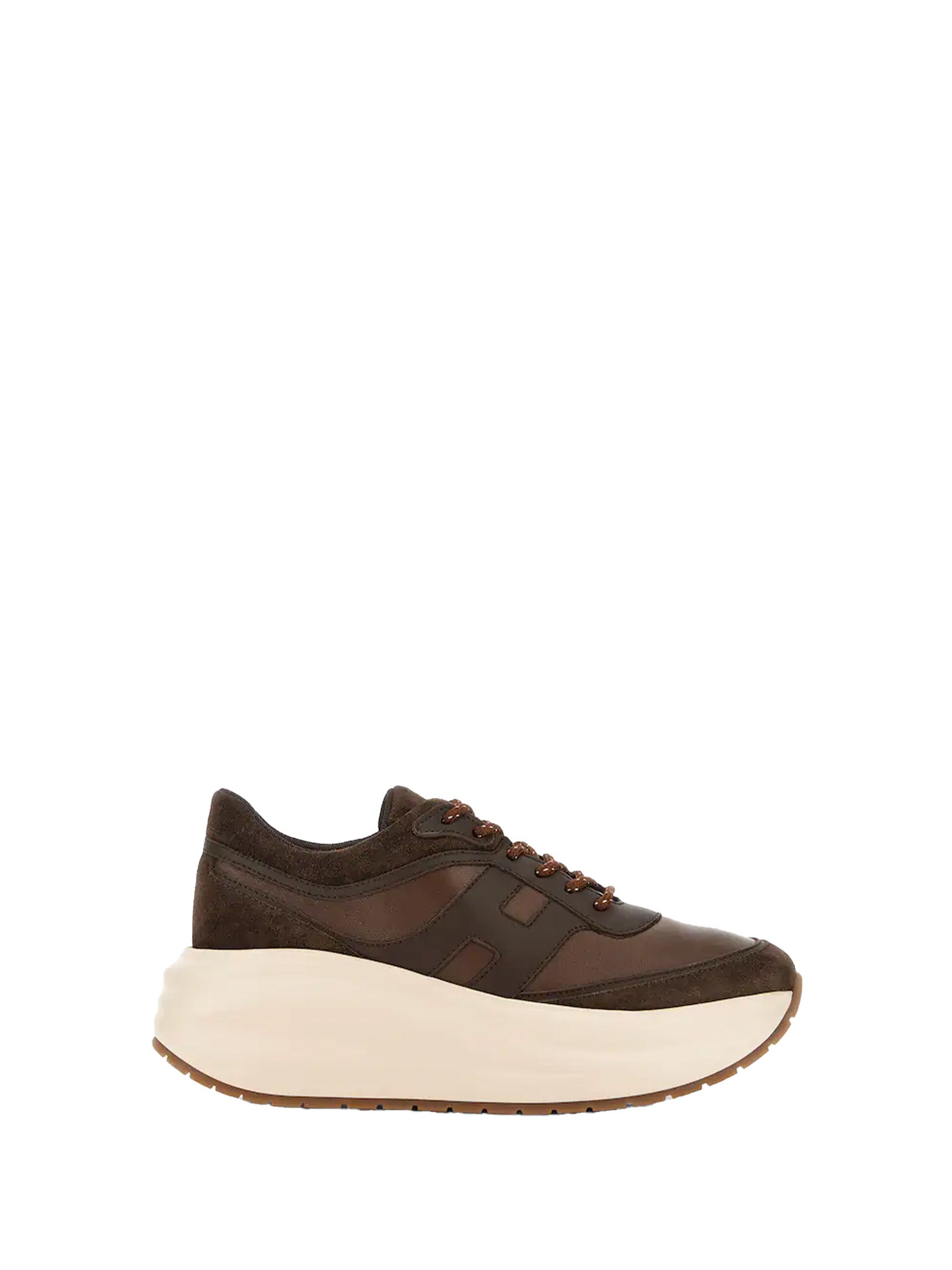 Hogan Sneakers Camel Leather