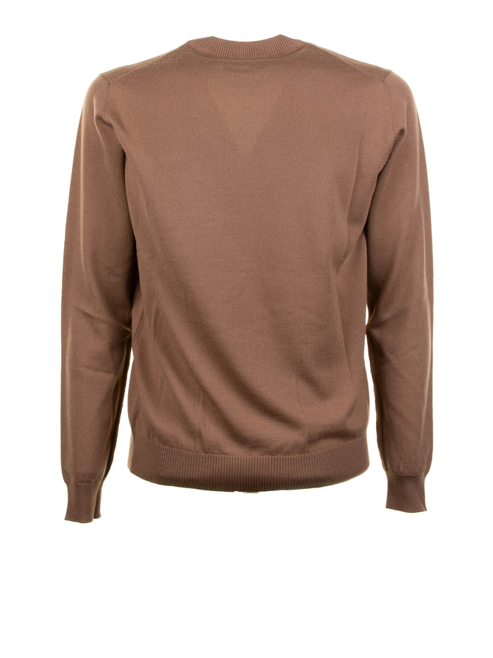 Fendi Sweaters Brown Wo Polyamide