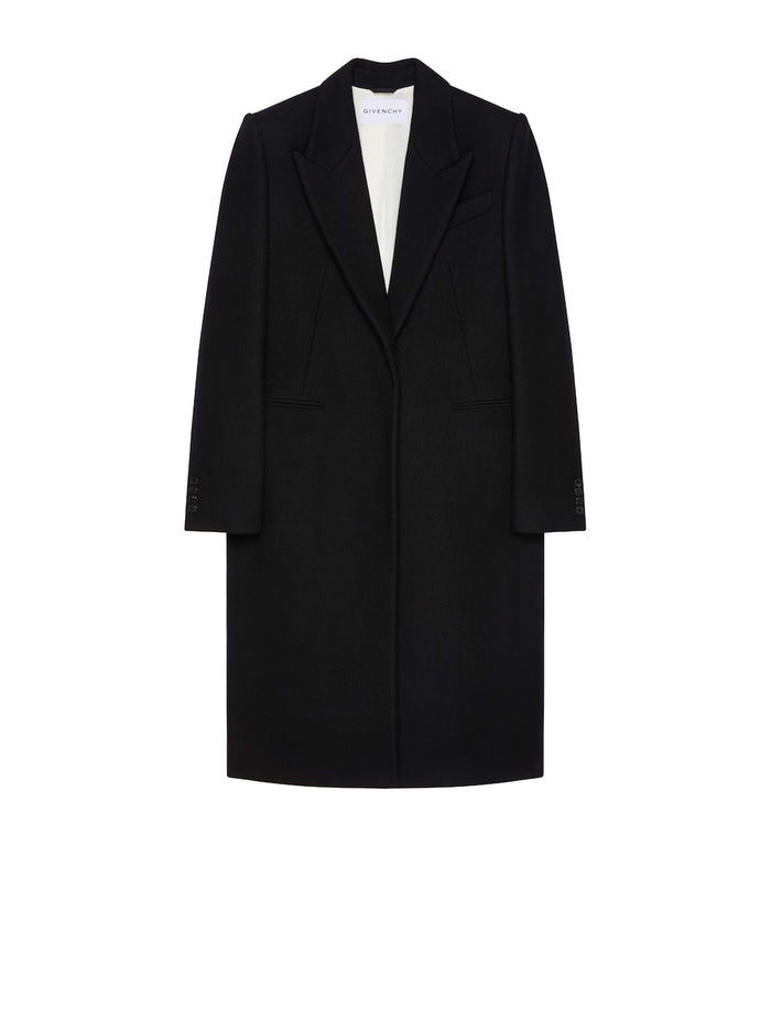 Givenchy Coats Black Wool