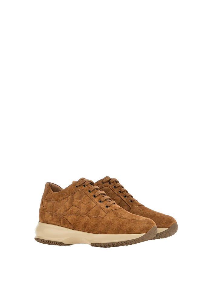 Hogan Sneakers Cammello Chiaro Suede