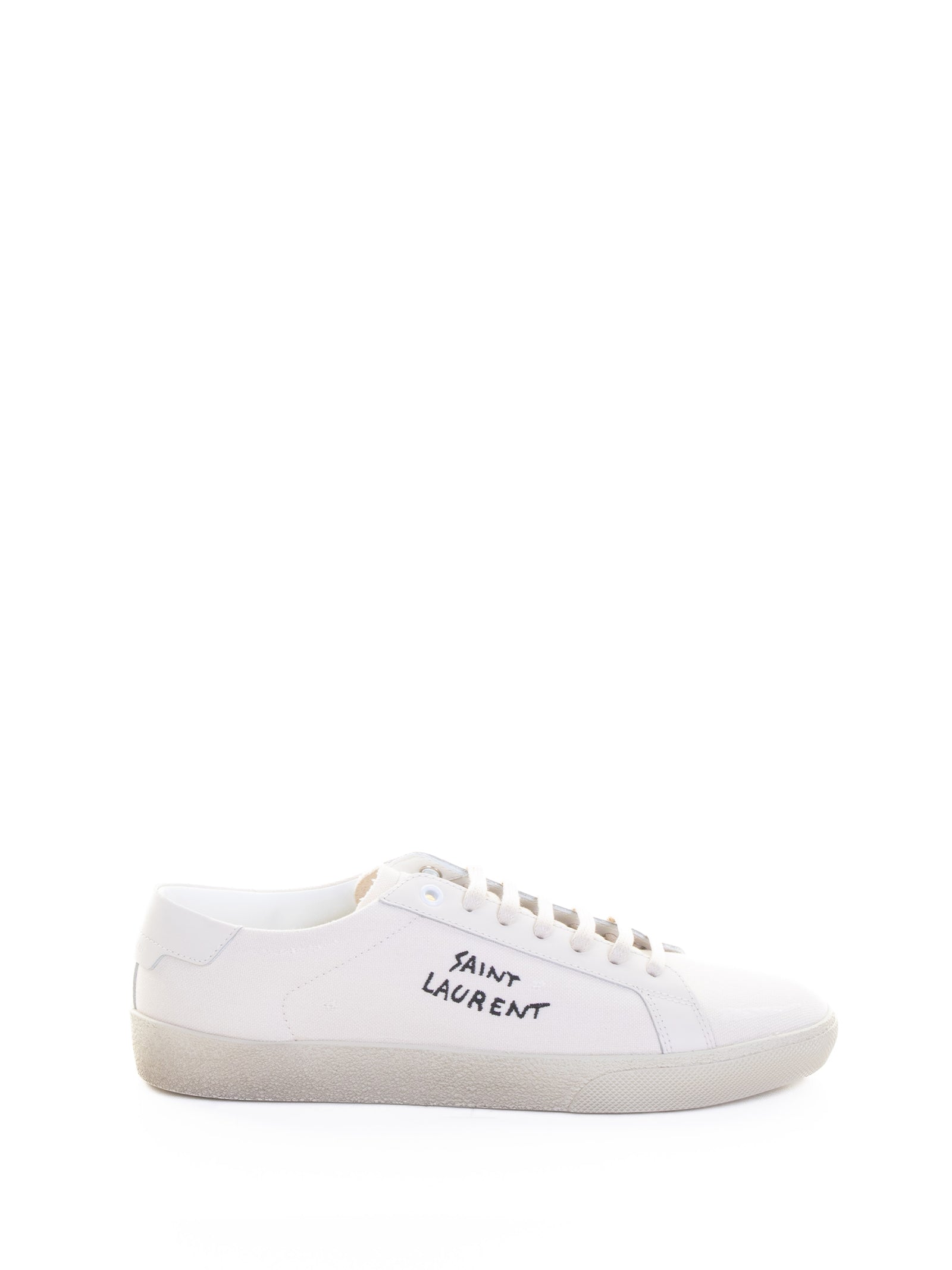 Saint Laurent Sneakers Cream Cotton