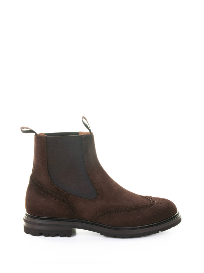 Henderson Boots Brown Suede