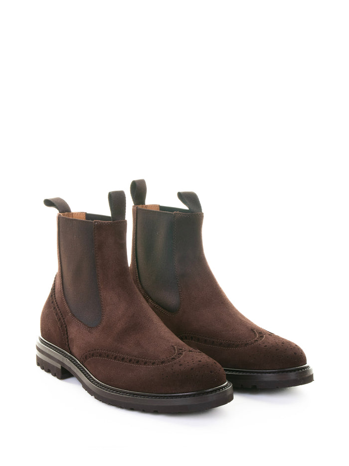 Henderson Boots Brown Suede