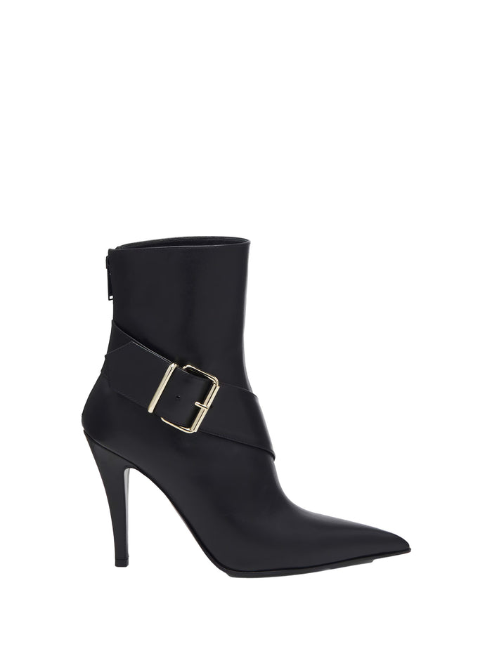 Alexander Mcqueen Boots Black Calf Leather