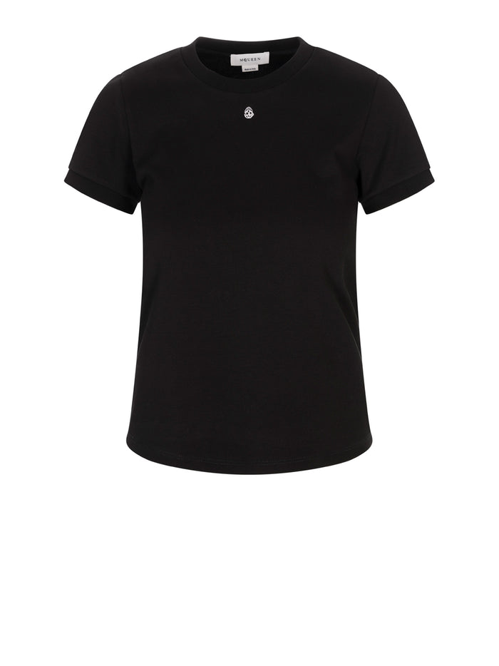 Alexander Mcqueen T-Shirts And Polos Black