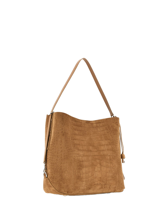 Hogan Bags Caramello Chiaro Suede