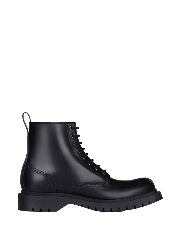 Givenchy Boots Black Bull Leather