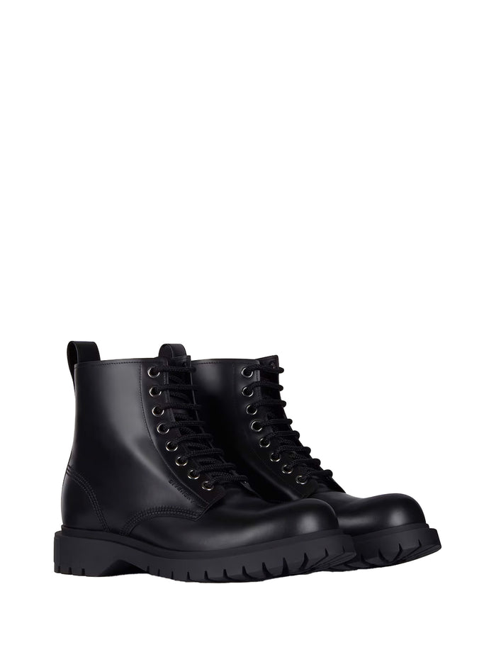 Givenchy Boots Black Bull Leather
