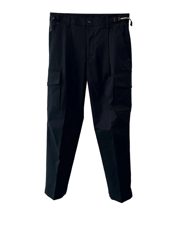 Moncler Trousers Black Outer: Elastane + Cotton
