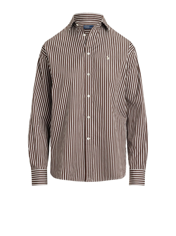 Polo Ralph Lauren Shirts Brown/white