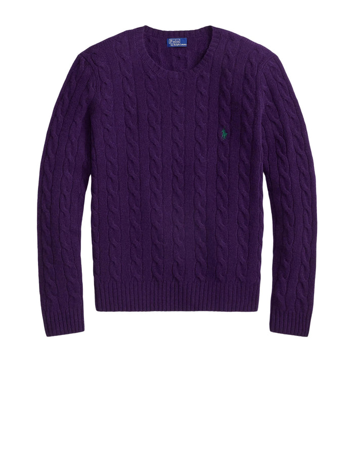 Polo Ralph Lauren Sweaters Midnight Purple Wool Cashmere