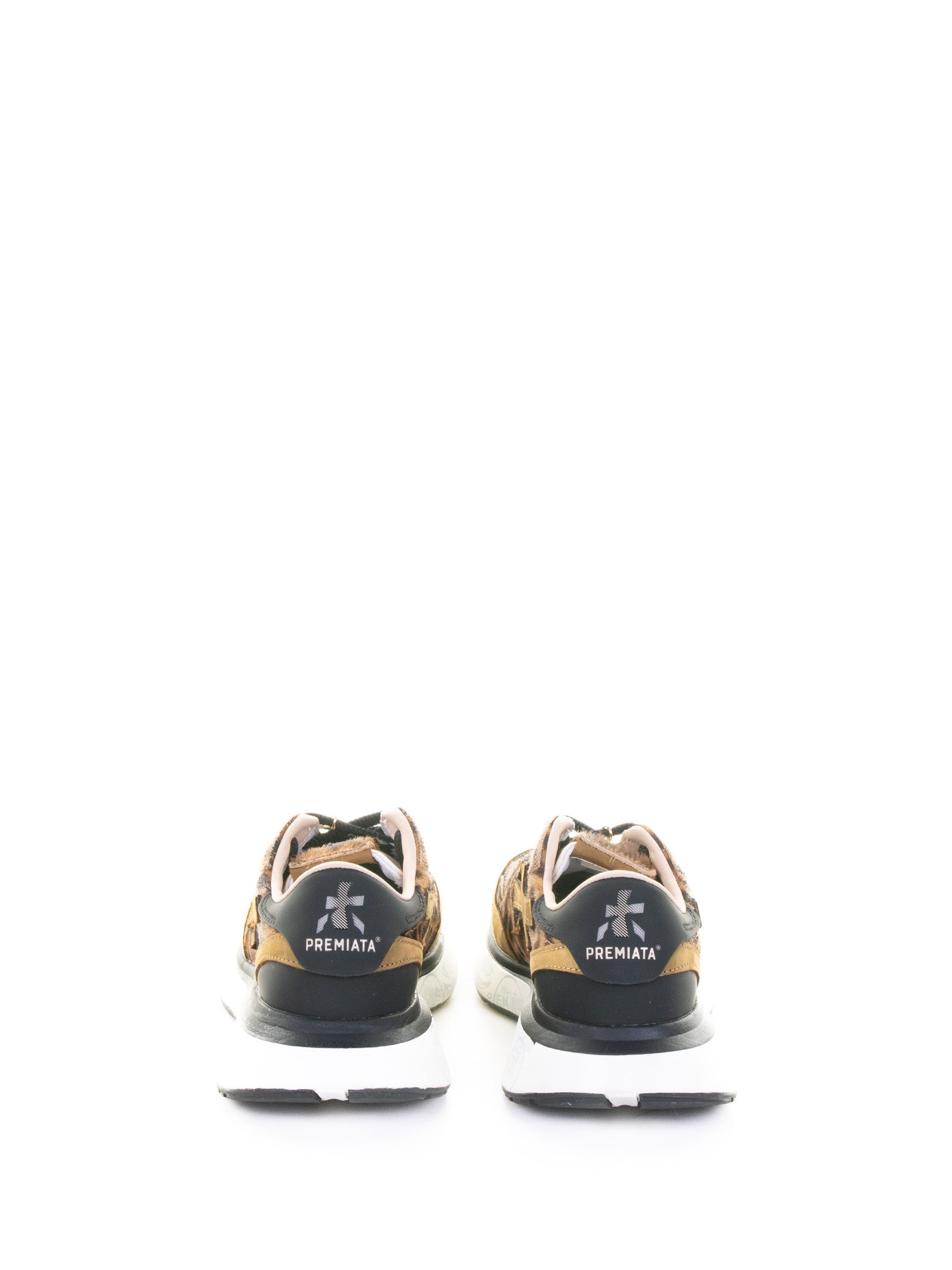 Premiata Sneakers Spotted Textiel Leather Rubber
