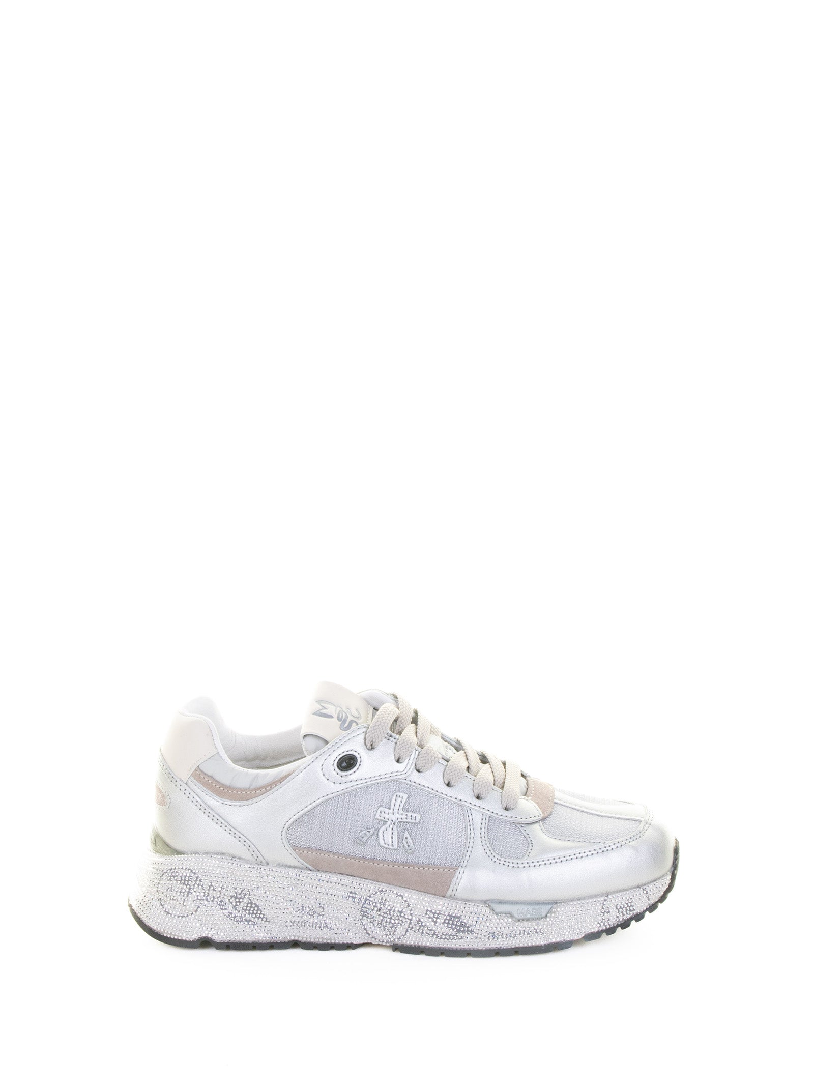 Premiata Sneakers Silver Pelle