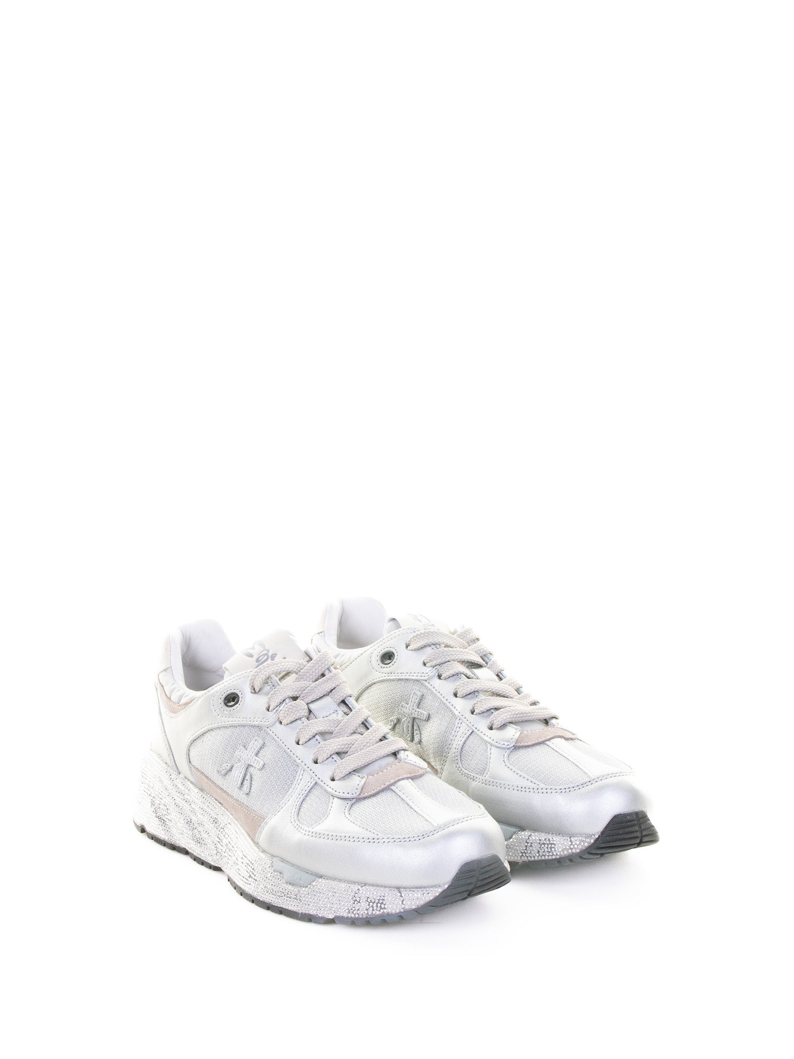 Premiata Sneakers Silver Pelle