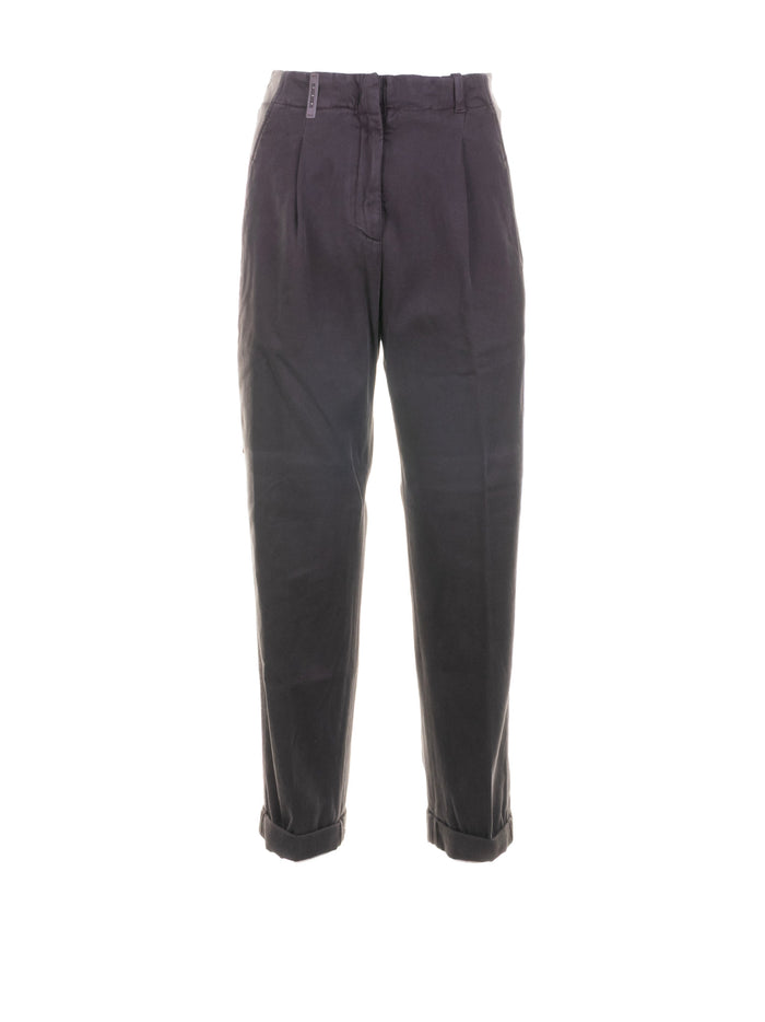 Peserico Trousers Marrone Ebano