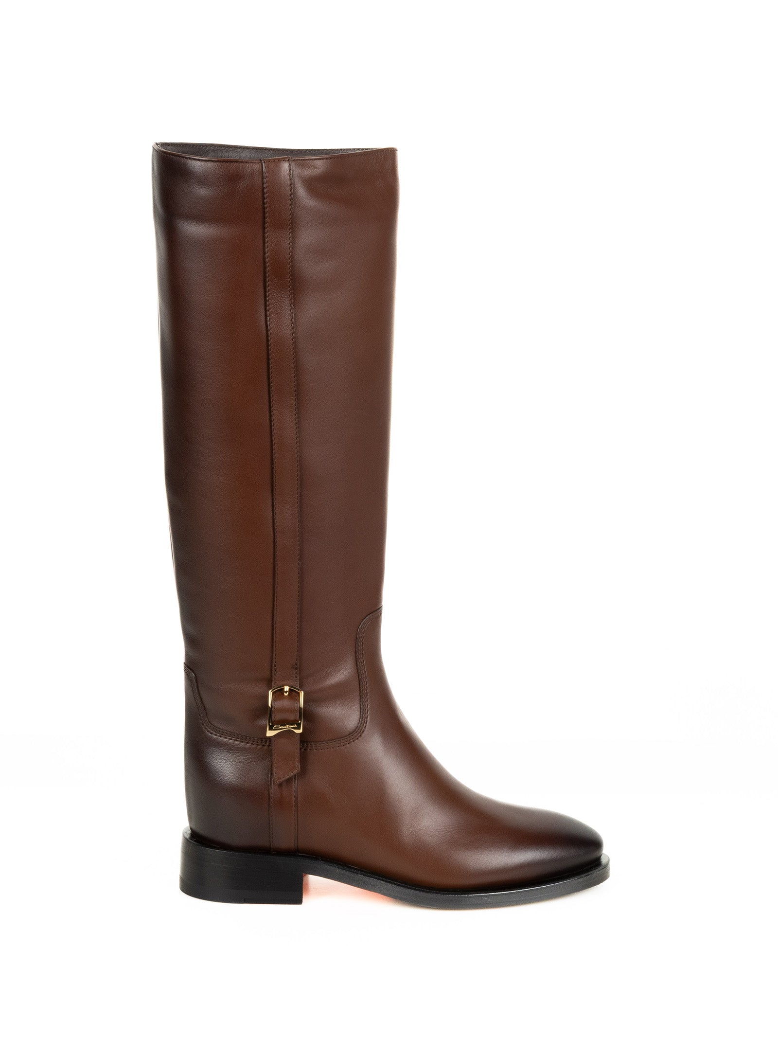 Santoni Boots Brown Pelle