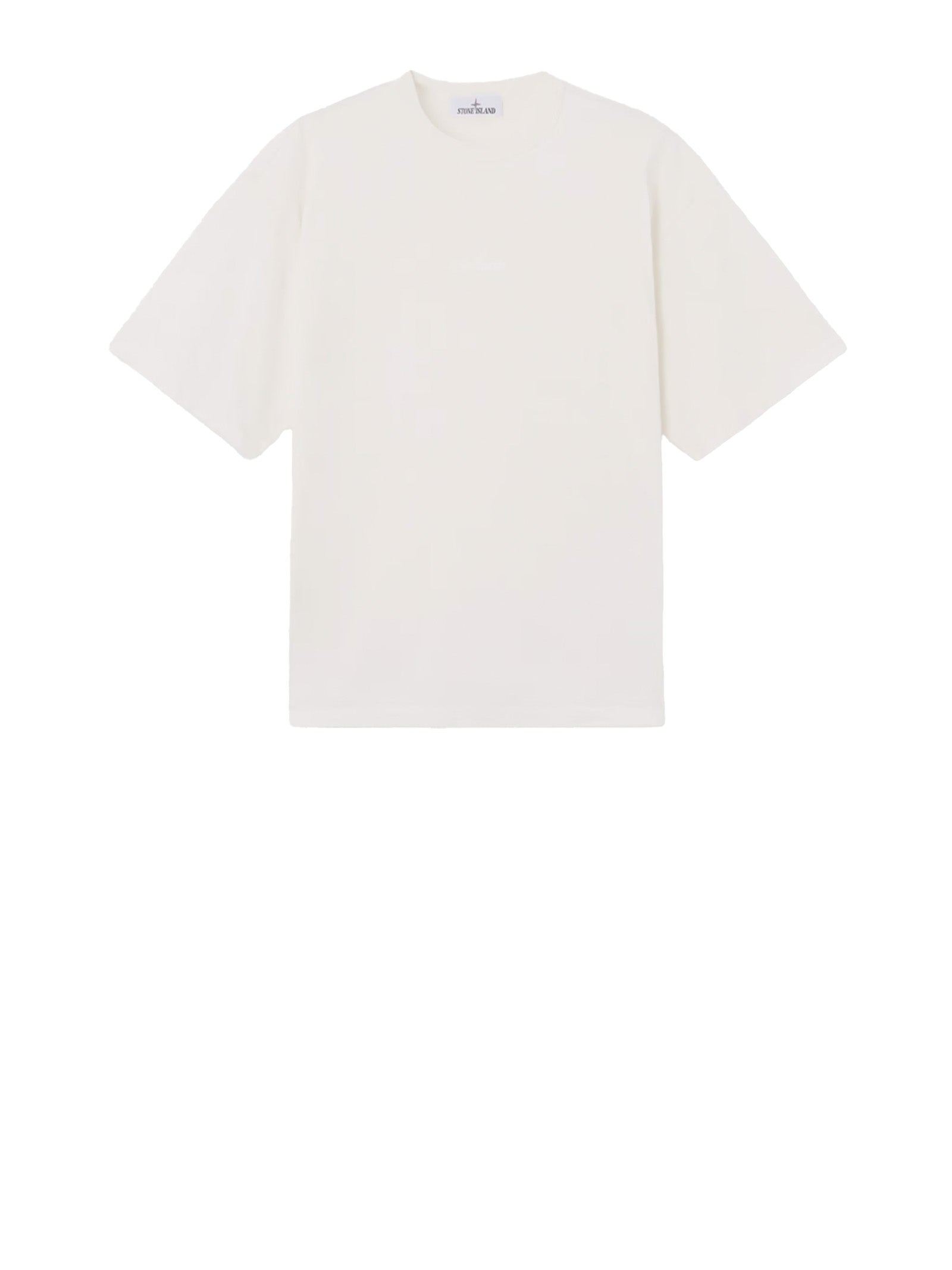 Stone Island T-shirts and Polos White Capo: Cotone