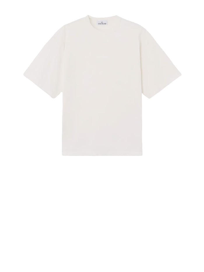 Stone Island T-shirts and Polos White Capo: Cotone