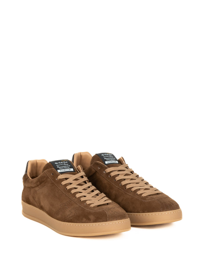 Stokton Sneakers Brown Suede Upper
