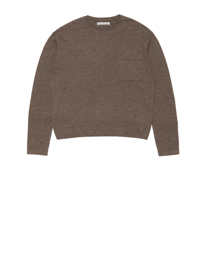 Acne Sweaters Walnut Brown Cashmere