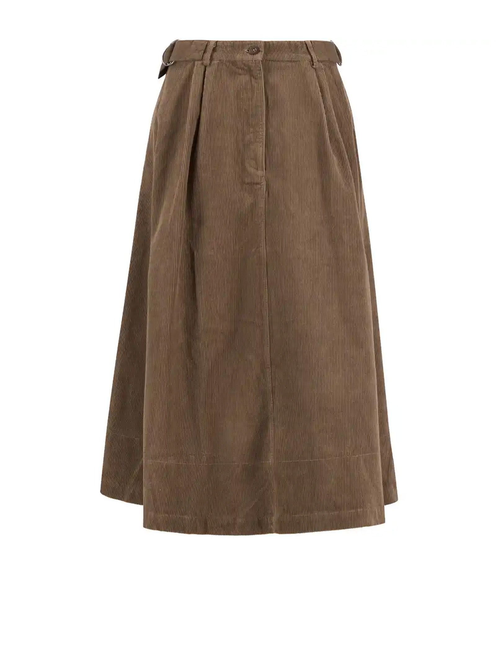 Barbour Skirts Military Brown