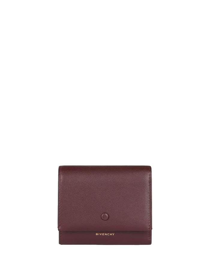Givenchy Wallets Purple Calf Leather