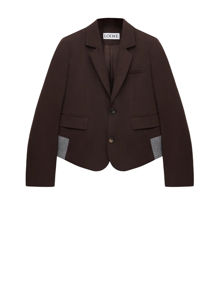 Loewe Jackets Brown Wo Polyamide