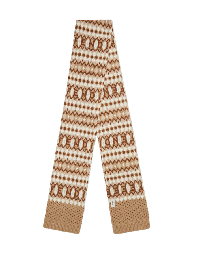 Fendi Scarfs Camel Wo Polyamide