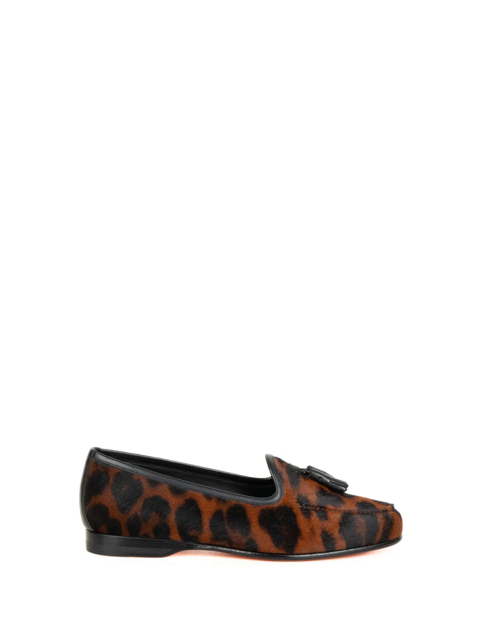 Santoni Sandals Brown Pony Hair Upper