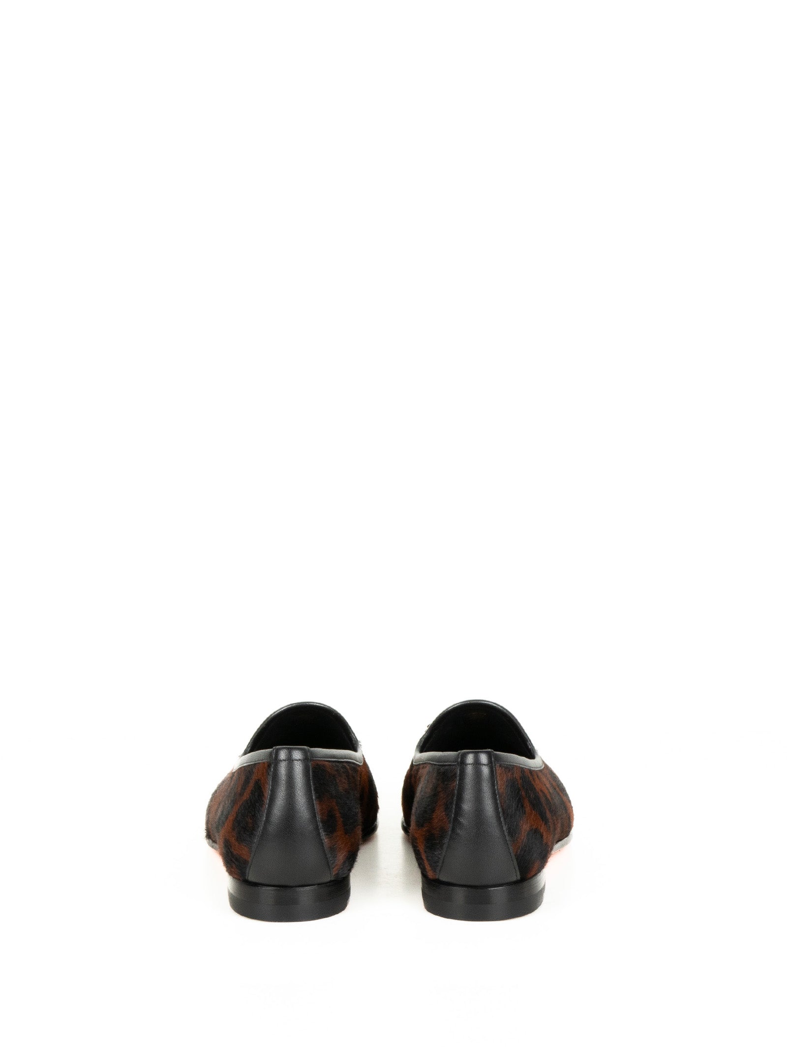 Santoni Sandals Brown Pony Hair Upper