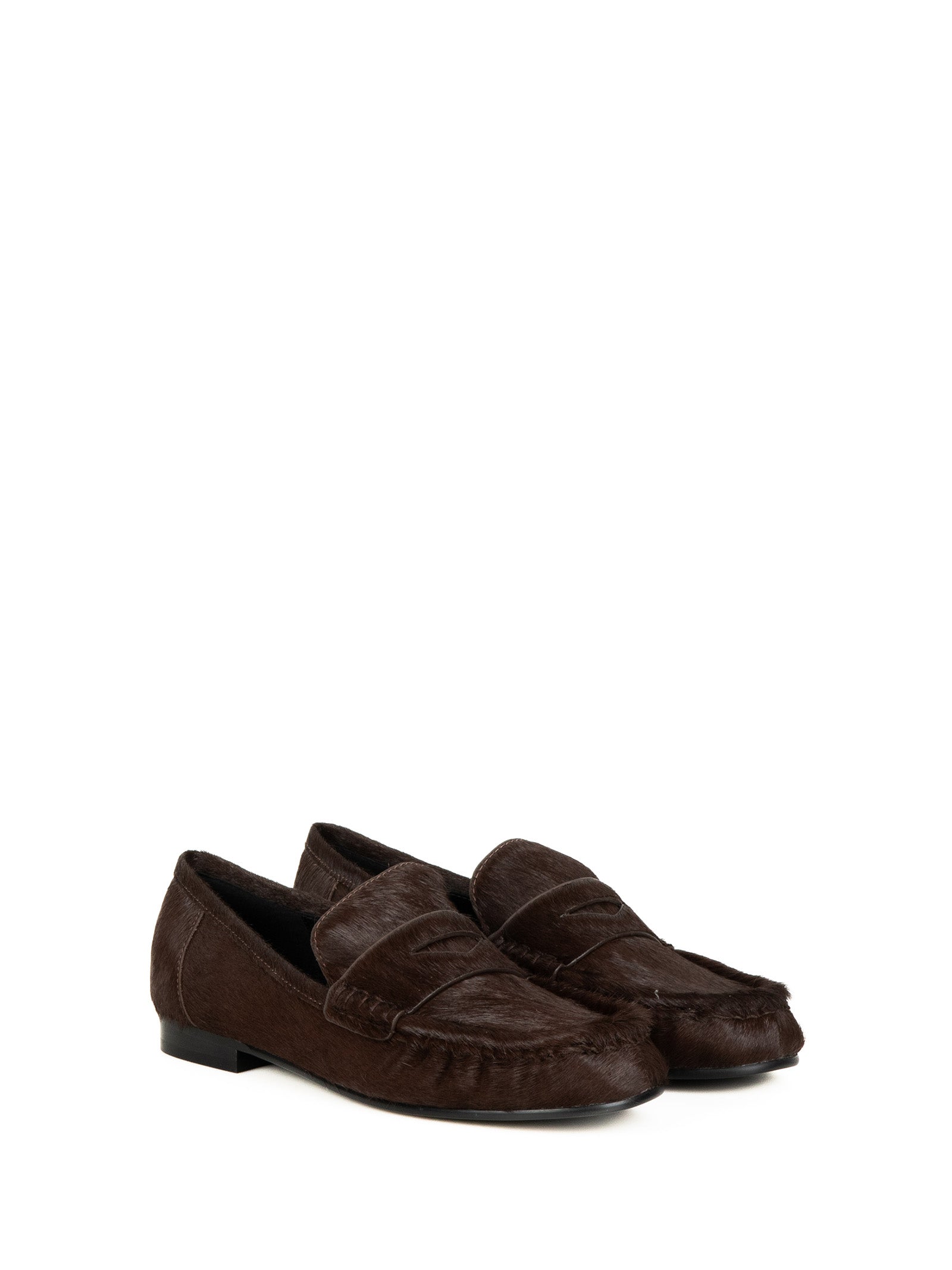 Bibilou Sandals Brown Pony-hair Upper