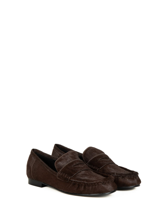 Bibilou Sandals Brown Pony-hair Upper