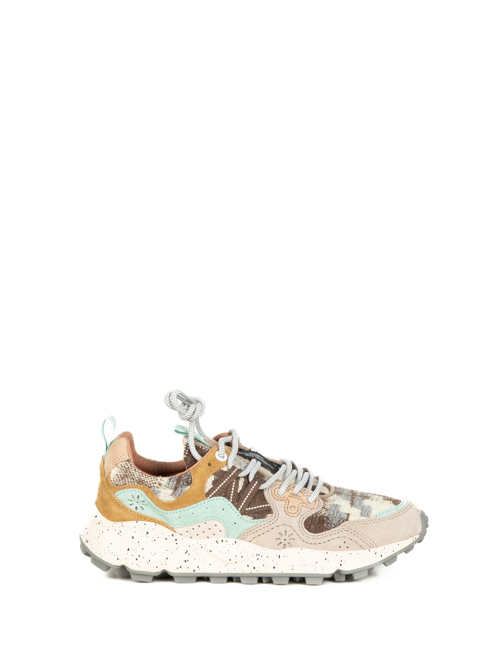 Flower Mountain Sneakers Taupe Ocra Panna