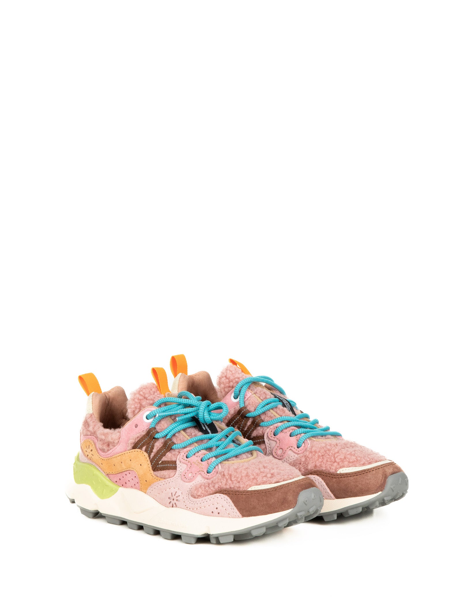Flower Mountain Sneakers Arancio Rosa
