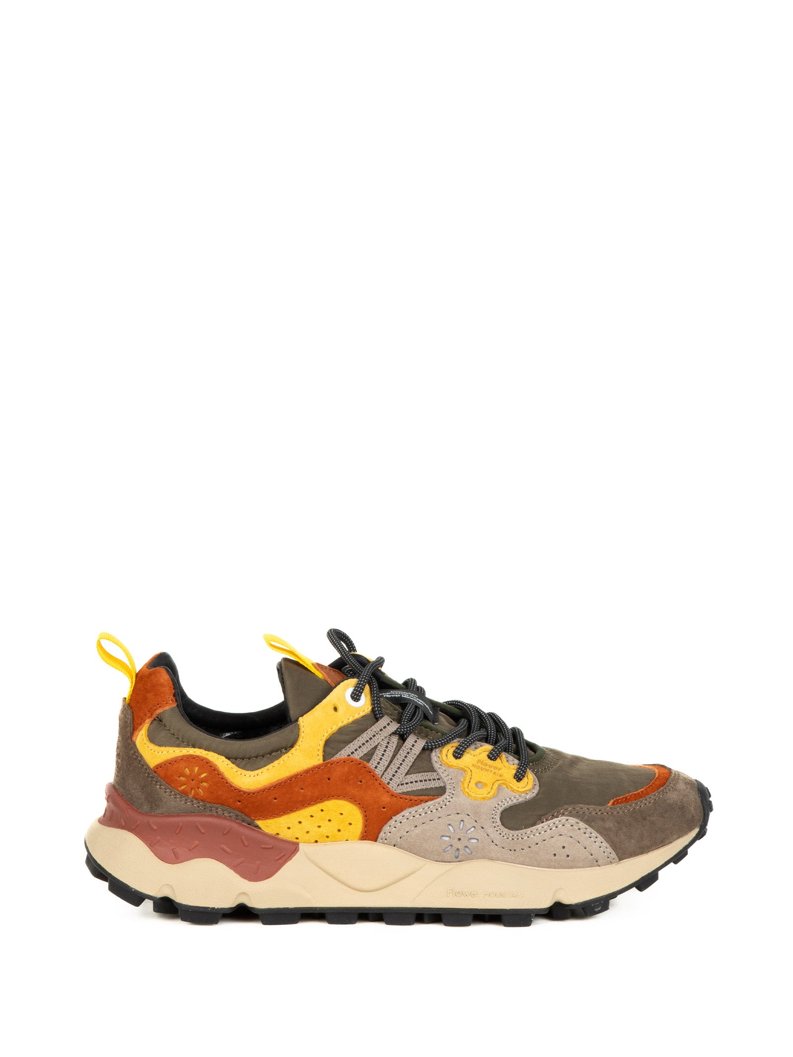 Flower Mountain Sneakers Grigio Giallo