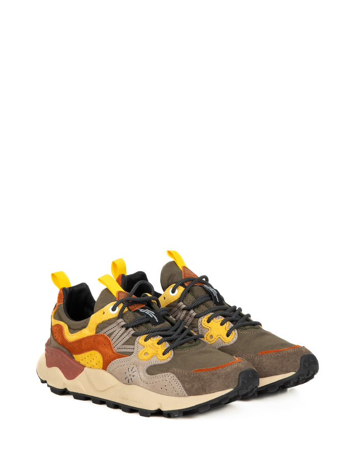 Flower Mountain Sneakers Grigio Giallo