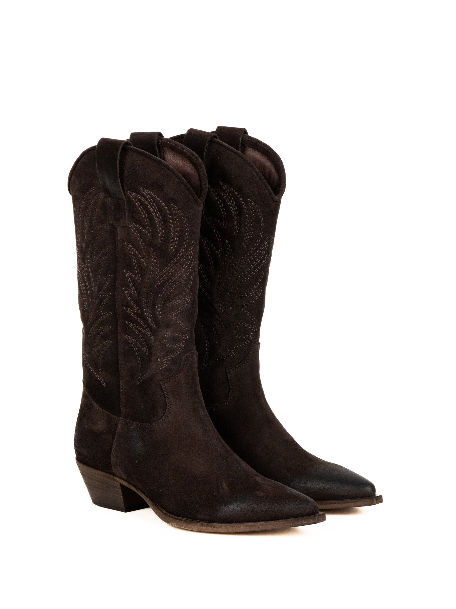 LEMARE Boots Coffee Suede
