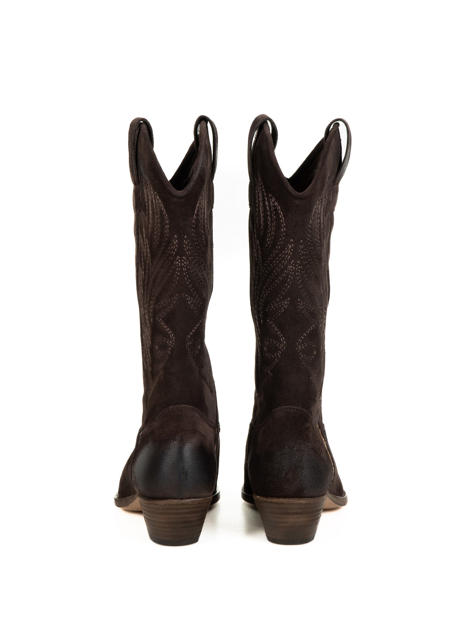LEMARE Boots Coffee Suede