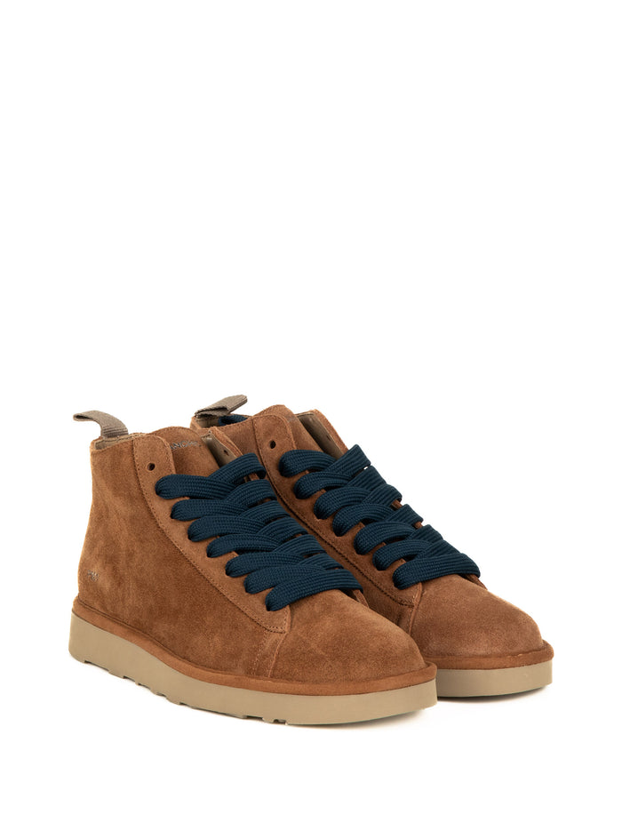 Panchic Boots Cognac Coblat Suede