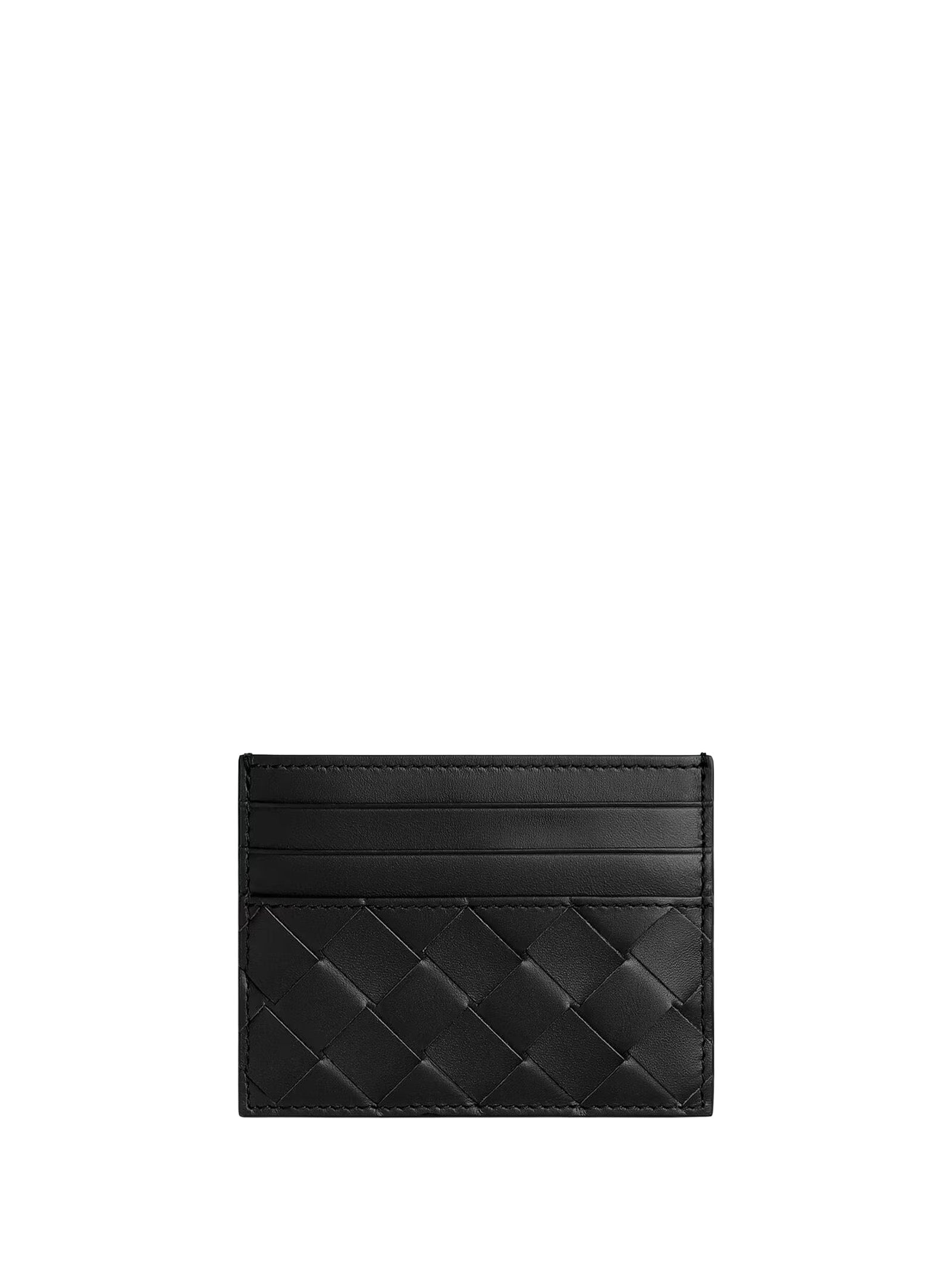 Bottega Veneta Wallets Black Calf Leather