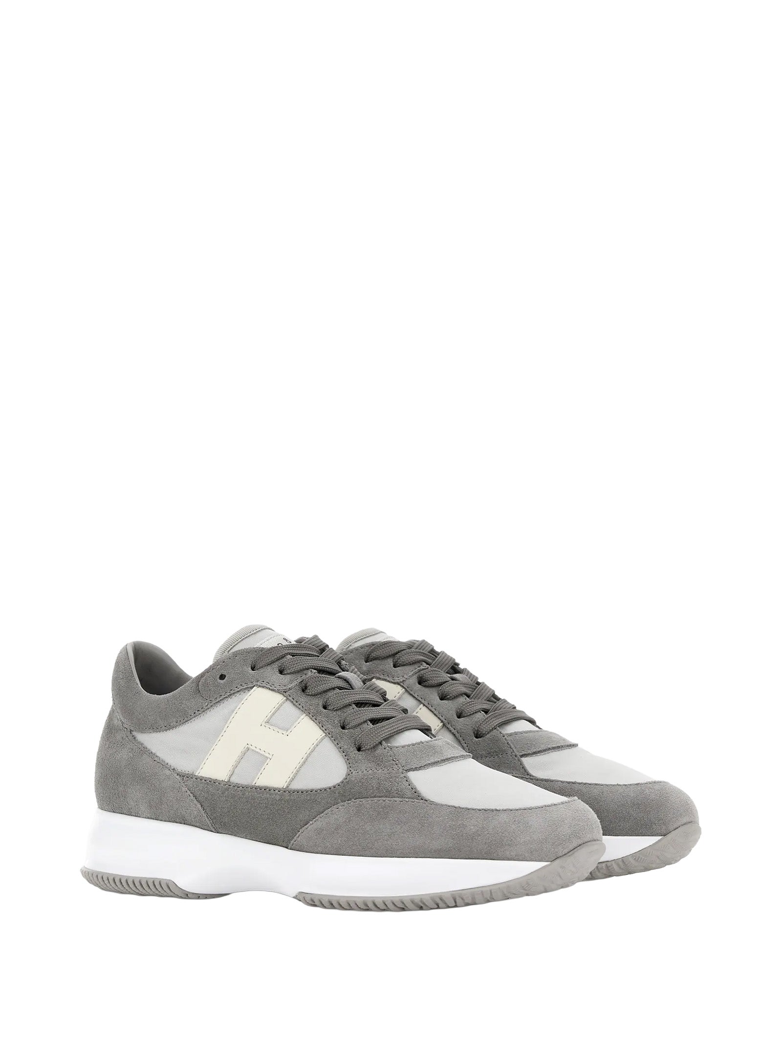 Hogan Sneakers Grey Leather