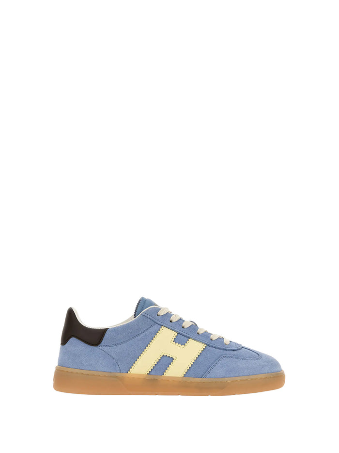 Hogan Sneakers Celeste Giallo Leather